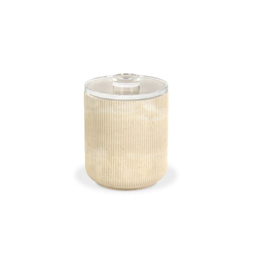 Casablanca Ice Bucket, 2 Quart, Sandstone with Acrylic Lid